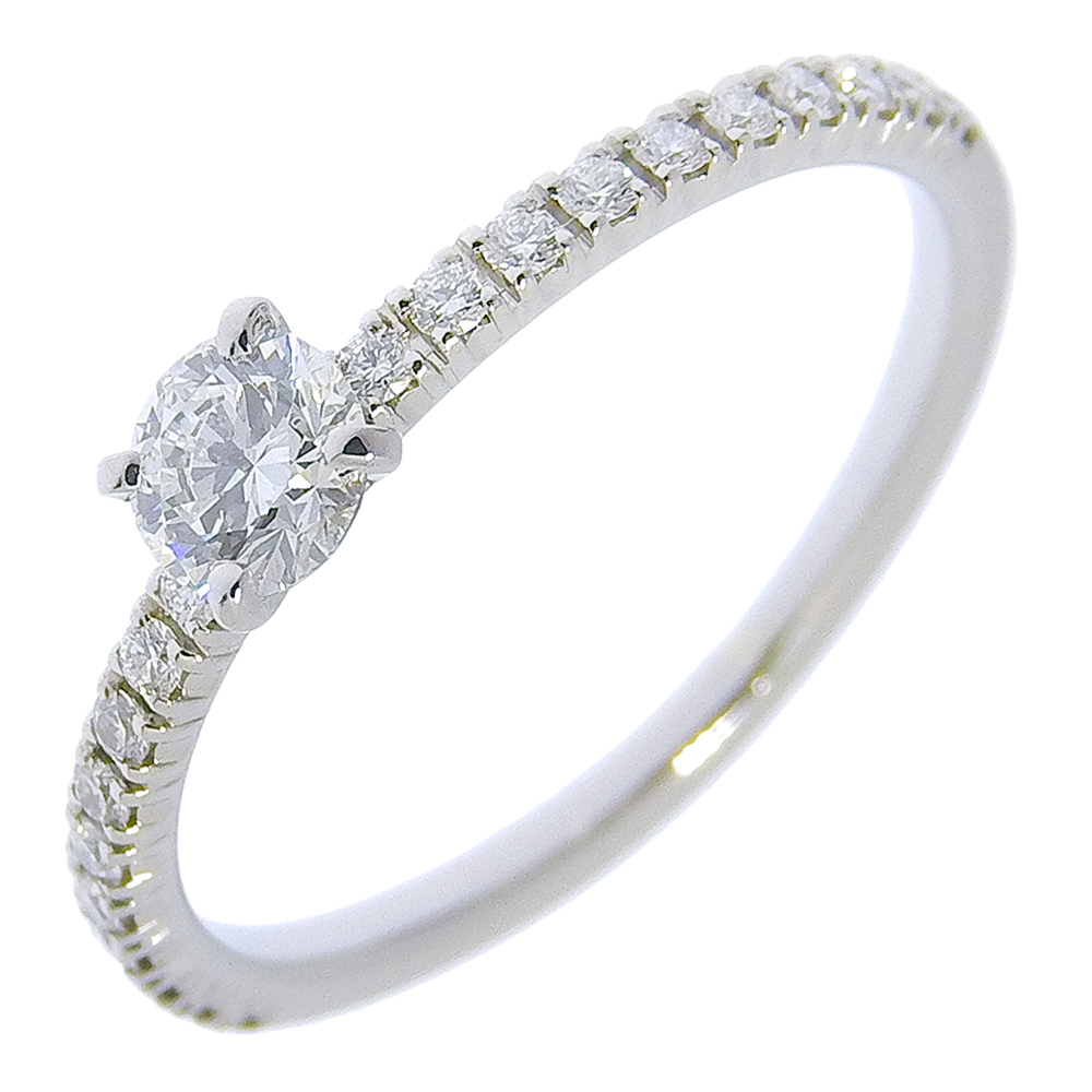 CARTIER Silver Diamond Ring